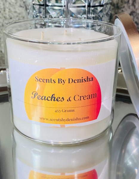 Peaches & Cream Large Candle